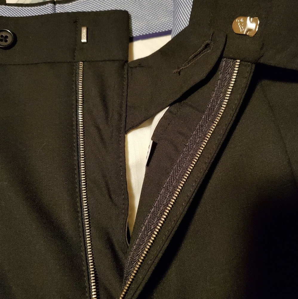 Straight down pants